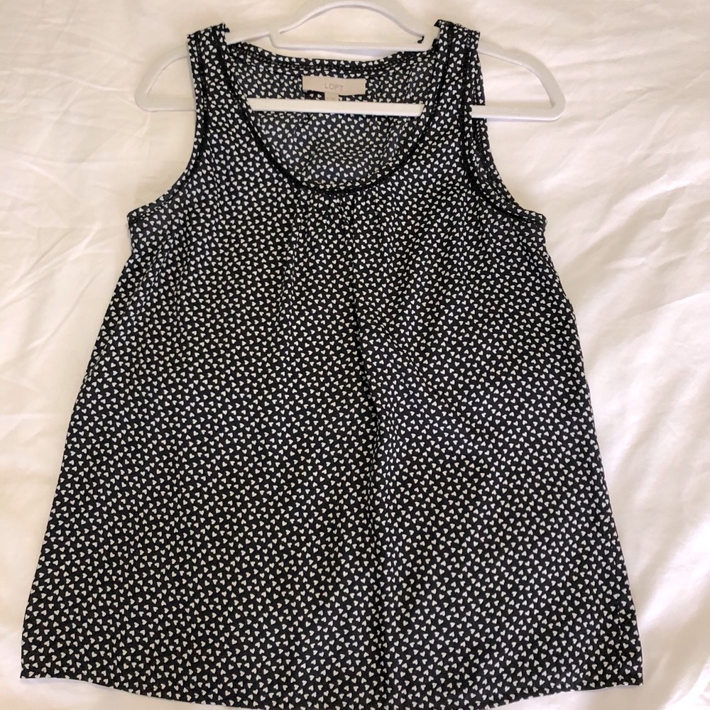 LOFT sleeveless blouse